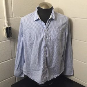 Tommy Hillgiger Long Sleeve Mens Button